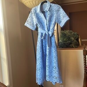 Beautiful Maje lace shirt dress